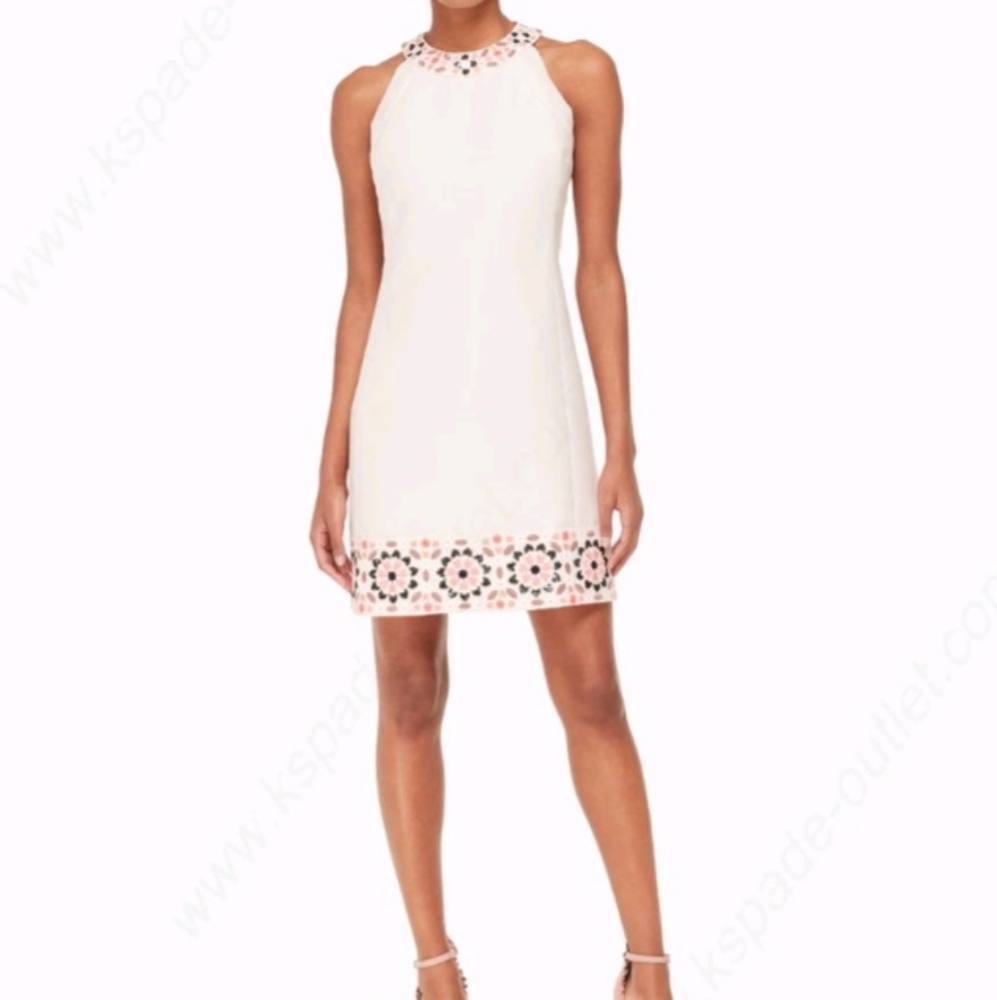 Kate Spade Pearl Pink Mosaic Sheath Dress